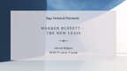 Presentations 'Warren Buffett - new lexis', 1.