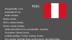 Presentations 'Peru', 3.