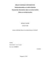 Samples 'Uzdevumi studiju priekšmetā „Muitas likumdošana Latvijā un ārvalstīs”', 1.