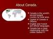 Presentations 'Canada', 2.