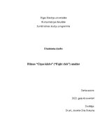 Essays 'Filmas “Cīņas klubs” (“Fight club”) analīze', 1.