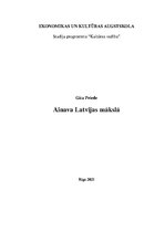 Research Papers 'Ainava Latvijas mākslā', 1.