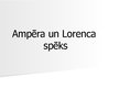 Presentations 'Ampēra un Lorenca spēks', 1.