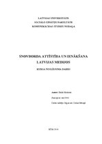 Research Papers 'Snovborda attīstība un ienākšana Latvijas medijos', 1.