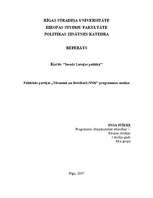 Research Papers 'Politiskās partijas „Tēvzemei un Brīvībai/LNNK” programmas analīze', 1.