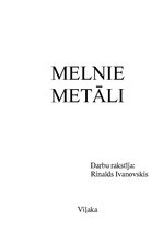 Research Papers 'Melnie metāli', 1.