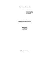 Research Papers 'Kļava', 1.