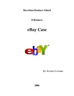 Summaries, Notes 'eBay Case', 1.