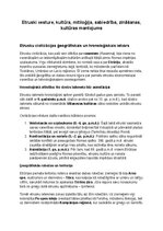 Summaries, Notes 'Etrusku vēsture, kultūra, mitoloģija, sabiedrība un kultūras mantojums', 1.
