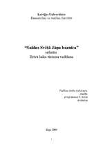 Research Papers 'Saldus Svētā Jāņa baznīca', 1.