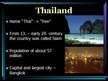 Presentations 'Thailand', 2.