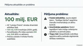 Presentations 'Pamatlīdzekļu uzskaite, kontrole un analīze uzņēmumā AS “Latvijas Finieris”', 2.