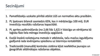Presentations 'Pamatlīdzekļu uzskaite, kontrole un analīze uzņēmumā AS “Latvijas Finieris”', 12.