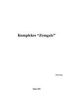 Research Papers 'Sporta un atpūtas komplekss "Zemgale"', 1.