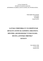 Research Papers 'Latvijas teritorija un tās iedzīvotāji ārvalstu avotos 16.gadsimtā: Sebastiāna M', 1.