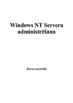 Summaries, Notes 'WindowsNT servera administrēšana', 1.