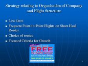 Presentations 'Ryanair Cost Leadership Position and Bussiness Strategy', 9.