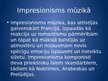 Presentations 'Jūgendstils un impresionisms', 15.