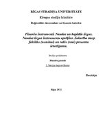 Summaries, Notes 'Finanšu instrumenti, naudas un kapitāla tirgus', 1.