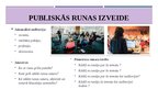 Presentations 'Publiskā runa, runas mākslas kompetences', 3.