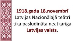 Presentations 'Latvijas ceļš uz neatkarību', 2.
