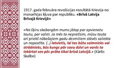 Presentations 'Latvijas ceļš uz neatkarību', 5.