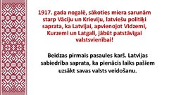 Presentations 'Latvijas ceļš uz neatkarību', 6.