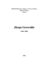 Research Papers 'Jāzeps Grosvalds (1891–1920)', 1.
