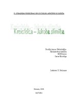 Research Papers 'Kreicfelda - Jakoba slimība', 1.