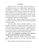 Term Papers 'Virešu pagasta pārvaldes komunikācijas ar sabiedrības grupām problēmas un to ris', 1.