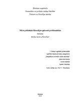 Research Papers 'Nīčes politiskās filosofijas problemātika', 1.