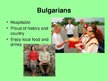 Presentations 'Business Etiquette in Bulgaria', 4.