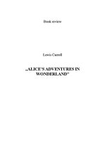 Essays 'Book Review "Alice's Adventures in Wonderland"', 1.