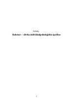 Research Papers 'Raksturs – cilvēka individuālpsiholoģiskās īpašības', 1.