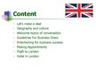 Presentations 'Business Etiquette in United Kingdom', 2.