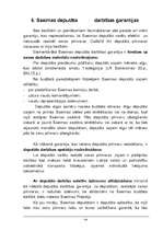 Research Papers 'LR Saeimas deputāta statuss, tā būtība un darbības nodrošinājums Satversmē un ci', 14.
