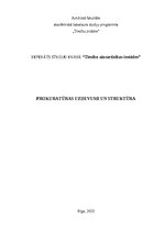 Research Papers 'Prokuratūras uzdevumi un struktūra', 1.