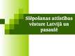 Presentations 'Slēpošanas attīstības vēsture Latvijā un pasaulē', 1.
