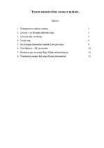 Research Papers 'Transporta un sakaru nozares apskats', 1.