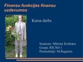 Research Papers 'Finanšu funkcijas', 24.