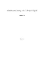 Research Papers 'Mūsdienu likumdevēja vara. Latvijas gadījums', 1.