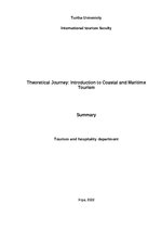 Essays 'Theoretical Journey: Introduction to Coastal and Maritime Tourism', 1.