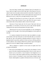 Term Papers 'Cilvēktiesību ierobežošana un tās pamatprincipi', 67.