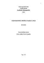 Research Papers 'Uzņēmējdarbības attīstības iespējas Latvijā', 1.