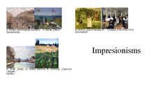 Presentations 'Impresionisms', 1.