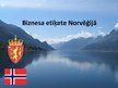 Presentations 'Biznesa etiķete Norvēģijā', 1.