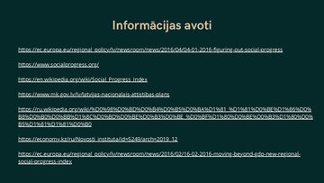 Presentations 'Sociālā progresa indekss', 14.