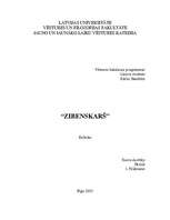 Research Papers 'Zibenskarš', 1.