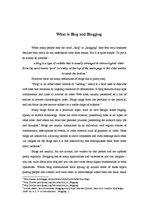 Research Papers 'Blog and Blogging', 3.