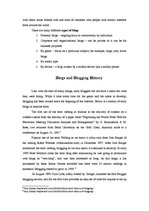 Research Papers 'Blog and Blogging', 4.
